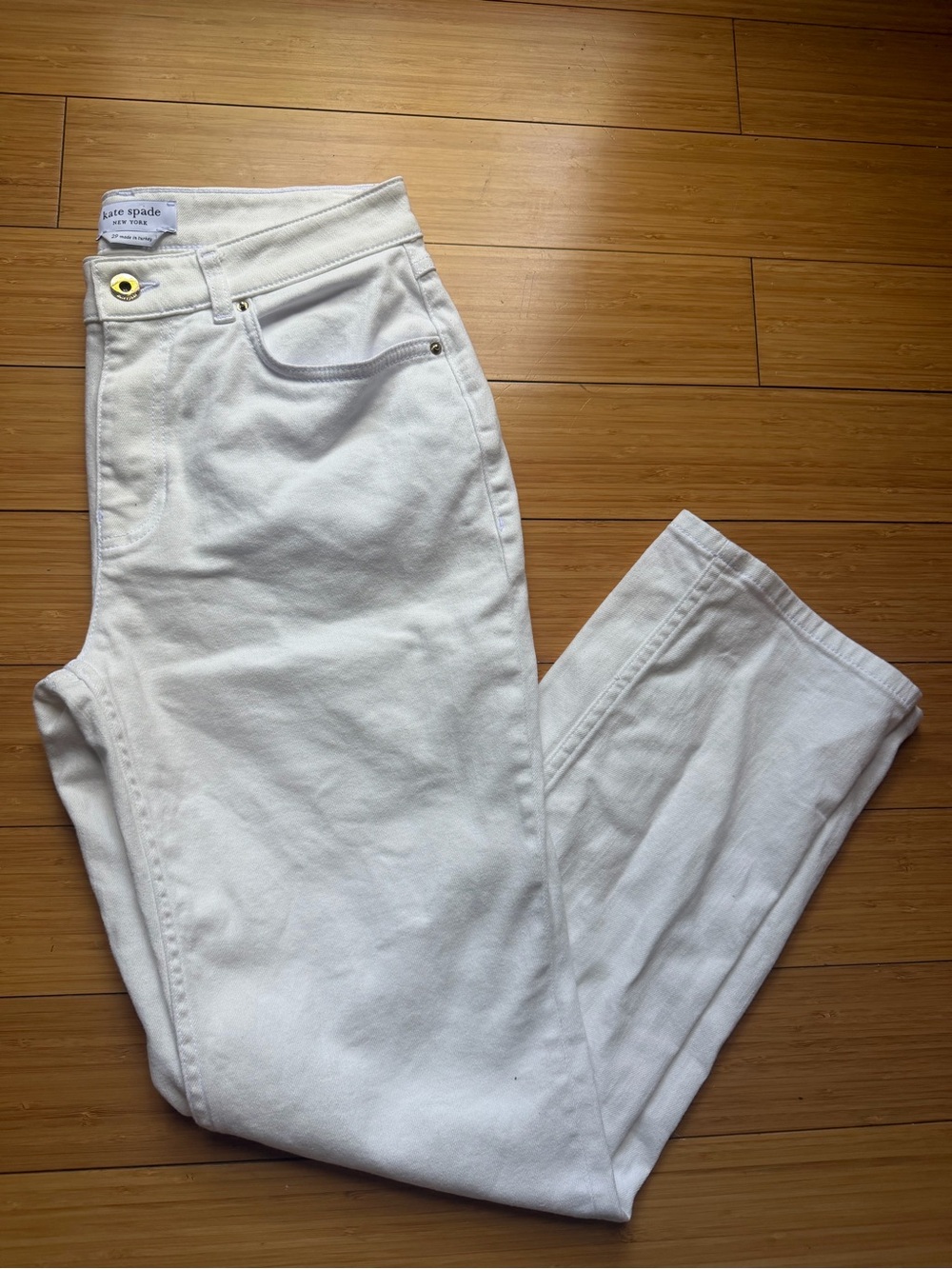 kate spade White Jeans